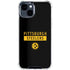 NFL Pittsburgh Steelers Black Performance Series iPhone 15 Clear Case