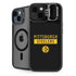 NFL Pittsburgh Steelers Black Performance Series iPhone 15 Plus Kickstand Case