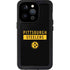 NFL Pittsburgh Steelers Black Performance Series iPhone 15 Pro Waterproof Case