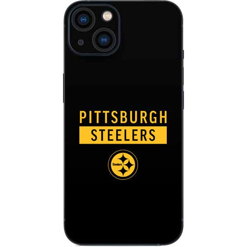 NFL Pittsburgh Steelers Black Performance Series iPhone 15 Skin