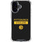 NFL Pittsburgh Steelers Black Performance Series iPhone 16 Clear Case