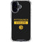 NFL Pittsburgh Steelers Black Performance Series iPhone 16 Plus Clear Case