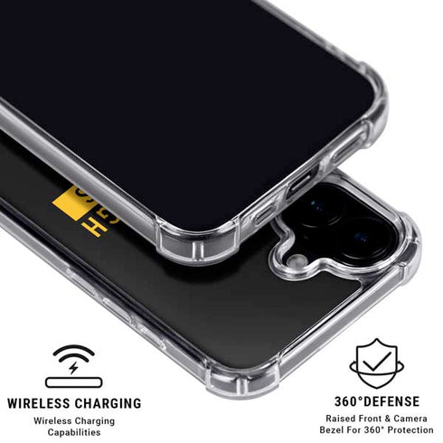 NFL Pittsburgh Steelers Black Performance Series iPhone 16 Plus MagSafe Case