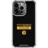 NFL Pittsburgh Steelers Black Performance Series iPhone 16 Pro Clear Case