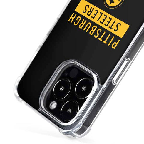 NFL Pittsburgh Steelers Black Performance Series iPhone 16 Pro MagSafe Case
