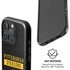 NFL Pittsburgh Steelers Black Performance Series iPhone 16 Pro Magsafe Impact Case
