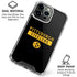 NFL Pittsburgh Steelers Black Performance Series iPhone 16 Pro Max Clear Case
