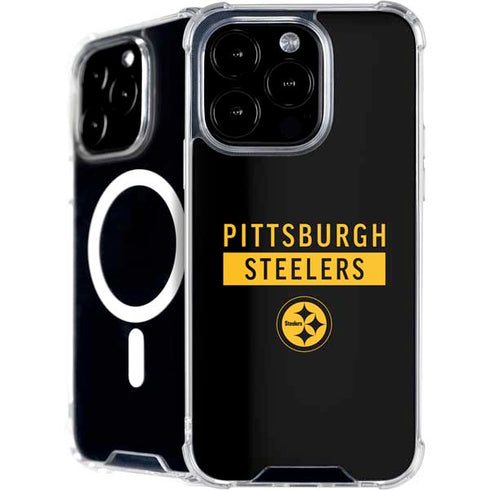 NFL Pittsburgh Steelers Black Performance Series iPhone 16 Pro Max MagSafe Case