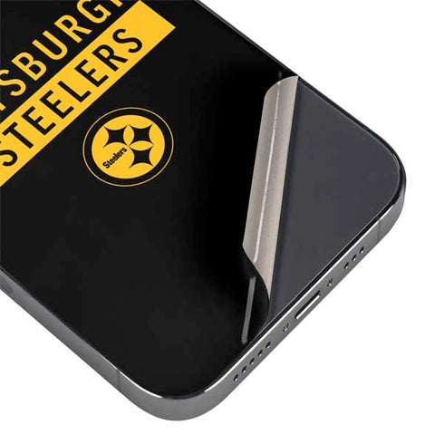 NFL Pittsburgh Steelers Black Performance Series iPhone 16 Pro Skin