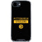 NFL Pittsburgh Steelers Black Performance Series iPhone 16e Clear Case