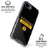 NFL Pittsburgh Steelers Black Performance Series iPhone 16e Clear Case