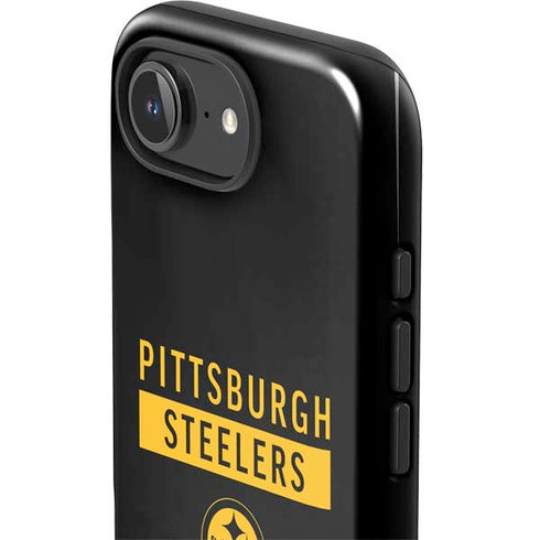 NFL Pittsburgh Steelers Black Performance Series iPhone 16e Impact Case