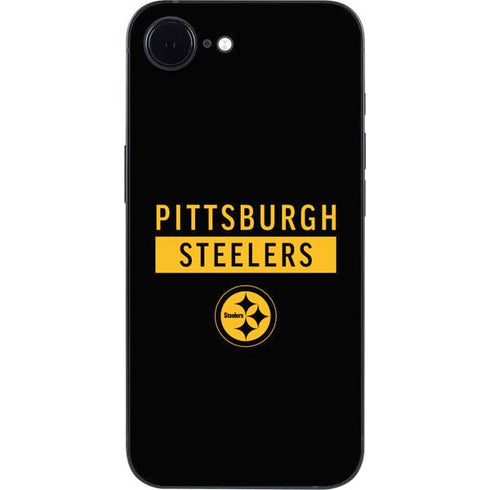 NFL Pittsburgh Steelers Black Performance Series iPhone 16e Skin
