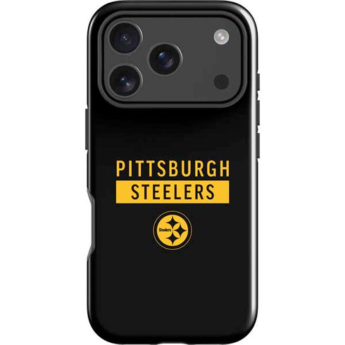 NFL Pittsburgh Steelers Black Performance Series iPhone 18 Pro Max Impact Case