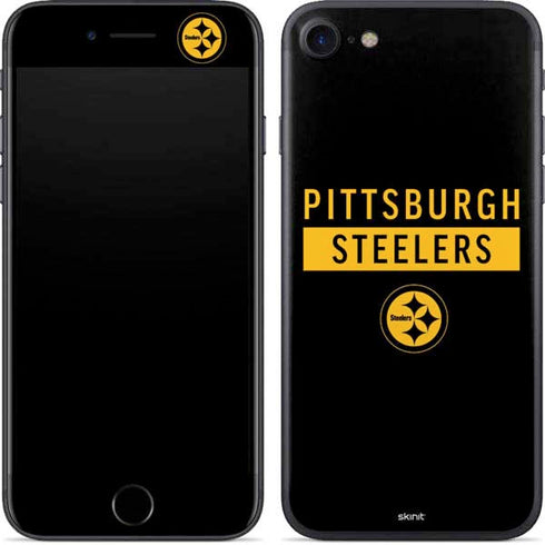 NFL Pittsburgh Steelers Black Performance Series iPhone 8 Skin