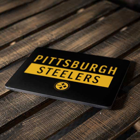 NFL Pittsburgh Steelers Black Performance Series Apple MacBook Air Skin