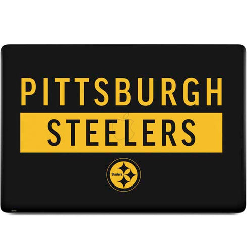 NFL Pittsburgh Steelers Black Performance Series MacBook Skins