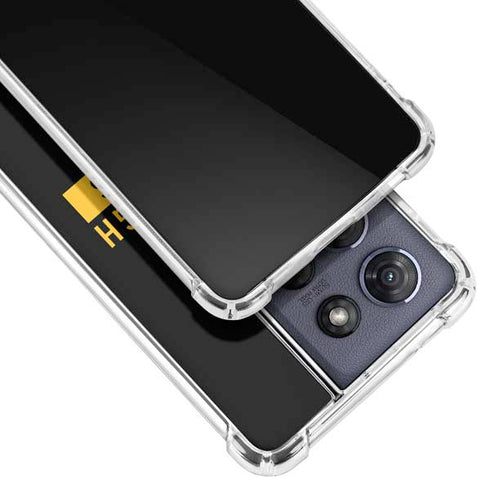 NFL Pittsburgh Steelers Black Performance Series Moto G 5G (2025) Clear Case