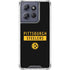 NFL Pittsburgh Steelers Black Performance Series Moto G Stylus 5G (2025) Clear Case