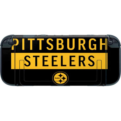 NFL Pittsburgh Steelers Black Performance Series Nintendo Switch 2 (2025) with Joy-Con Skin