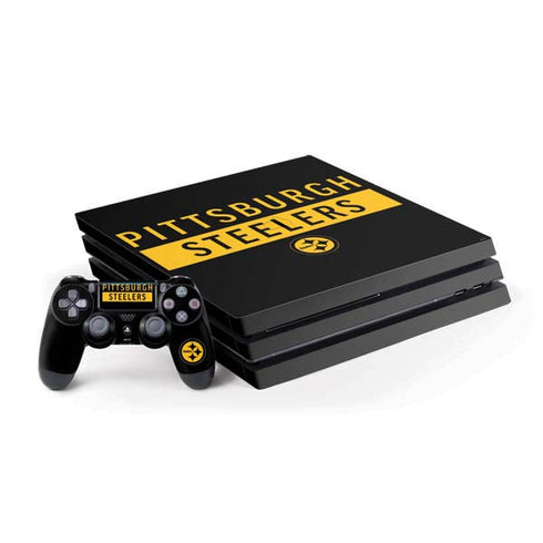NFL Pittsburgh Steelers Black Performance Series PlayStation PS4 Skins