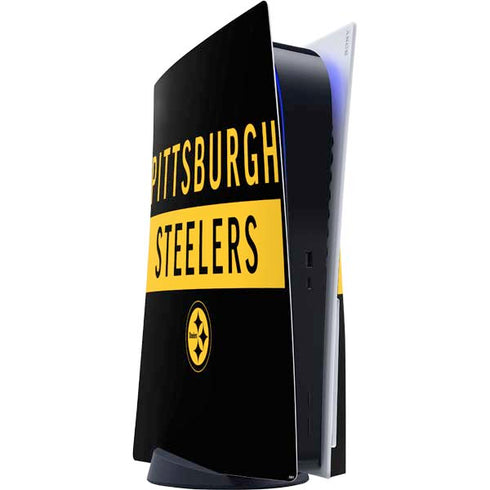 NFL Pittsburgh Steelers Black Performance Series PlayStation PS5 Skins