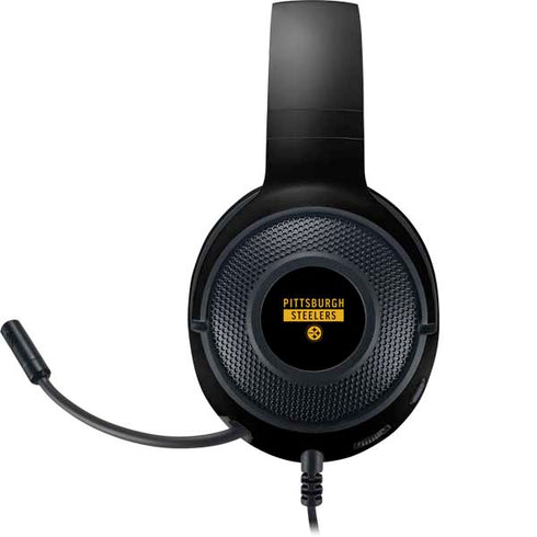 NFL Pittsburgh Steelers Black Performance Series Razer Kraken X Skin