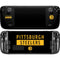 NFL Pittsburgh Steelers Black Performance Series Steam Deck Handheld Gaming Computer OLED Skin