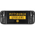 NFL Pittsburgh Steelers Black Performance Series Steam Deck Handheld Gaming Computer OLED Skin