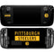 NFL Pittsburgh Steelers Black Performance Series Steam Deck Handheld Gaming Computer Skin