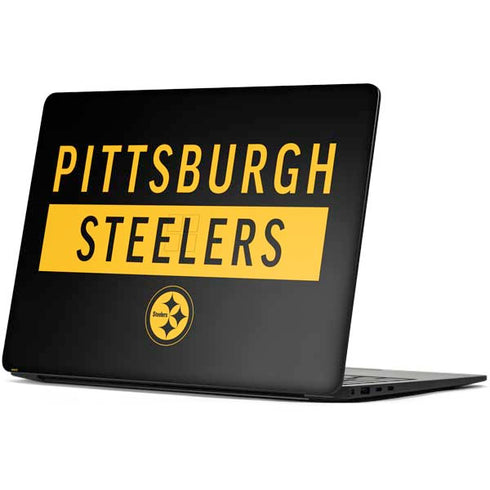 NFL Pittsburgh Steelers Black Performance Series Surface Laptop 7 13.8in Skin