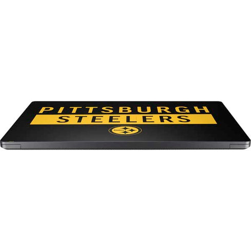NFL Pittsburgh Steelers Black Performance Series Surface Laptop 7 13.8in Skin