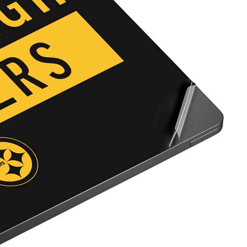 NFL Pittsburgh Steelers Black Performance Series Surface Laptop 7 13.8in Skin
