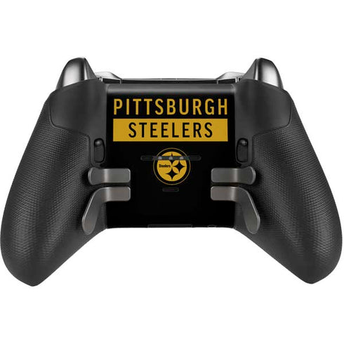 NFL Pittsburgh Steelers Black Performance Series Xbox Elite Wireless Controller Series 2 Skin