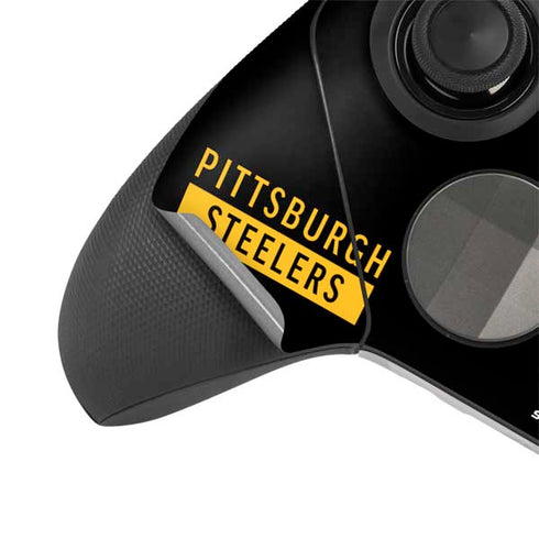 NFL Pittsburgh Steelers Black Performance Series Xbox Elite Wireless Controller Series 2 Skin