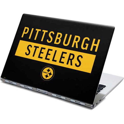 NFL Pittsburgh Steelers Black Performance Series Yoga 910 2-in-1 14in Touch-Screen Skin