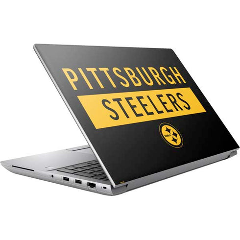 NFL Pittsburgh Steelers Black Performance Series HP ZBook Fury 16 G10 Skin