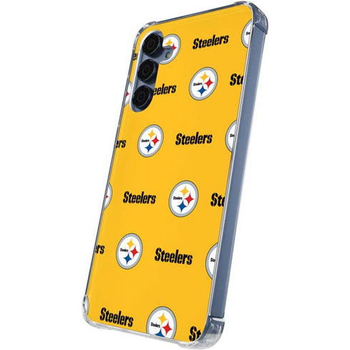 NFL Pittsburgh Steelers Blitz Series Galaxy A55 5G Clear Case