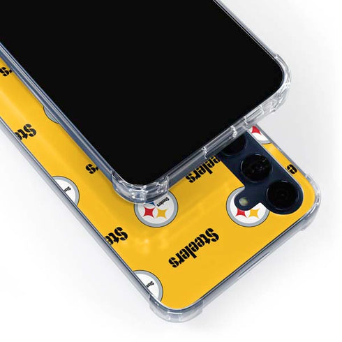 NFL Pittsburgh Steelers Blitz Series Galaxy A55 5G Clear Case