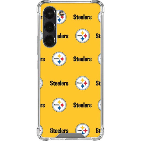 NFL Pittsburgh Steelers Blitz Series Galaxy S24 FE Clear Case