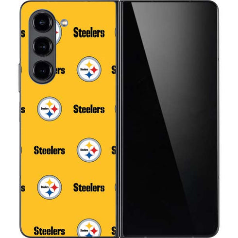 NFL Pittsburgh Steelers Blitz Series Galaxy Z Fold5 5G Skin