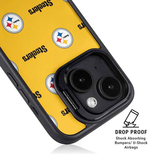 NFL Pittsburgh Steelers Blitz Series iPhone 14 Kickstand Case
