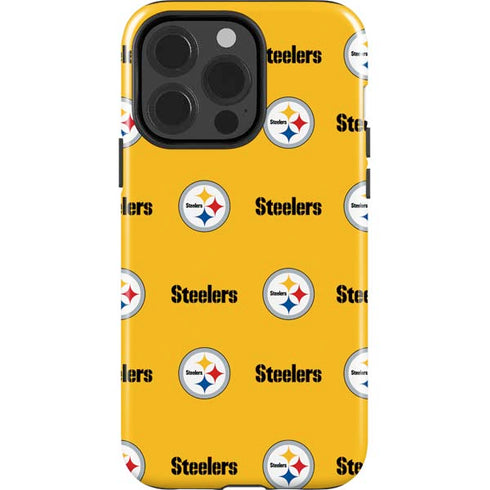 NFL Pittsburgh Steelers Blitz Series iPhone 15 Pro Impact Case