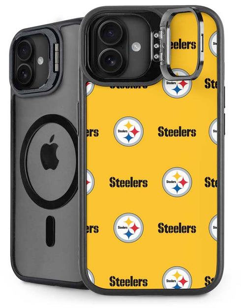 NFL Pittsburgh Steelers Blitz Series iPhone 16 Plus Kickstand Case