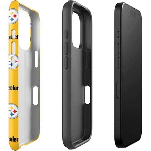 NFL Pittsburgh Steelers Blitz Series iPhone 16 Pro Impact Case