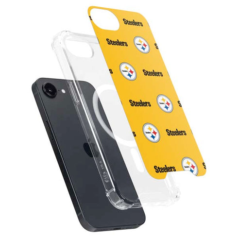 NFL Pittsburgh Steelers Blitz Series iPhone 16e MagSafe Case