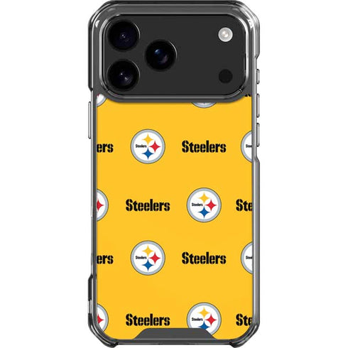 NFL Pittsburgh Steelers Blitz Series iPhone 18 Pro Max Clear Case