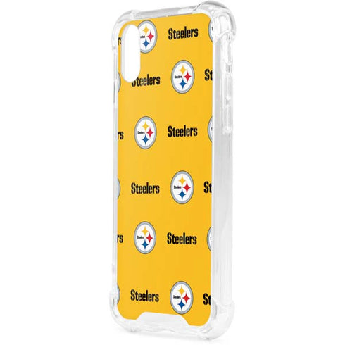 NFL Pittsburgh Steelers Blitz Series iPhone XS Clear Case