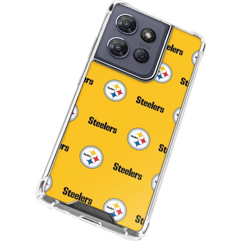 NFL Pittsburgh Steelers Blitz Series Moto G Play 5G (2025) Clear Case