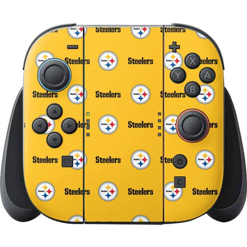 NFL Pittsburgh Steelers Blitz Series Nintendo Switch 2 (2025) Joy-Con Controller Skin